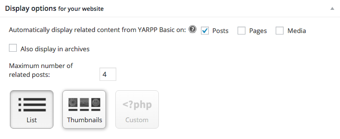 YARPP Plugin